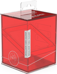 Ultimate Guard Deck Case - Boulder - 100+ Clear Ruby